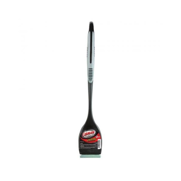 Libman Long Handle Grill Brush, Brass, 19, Black -